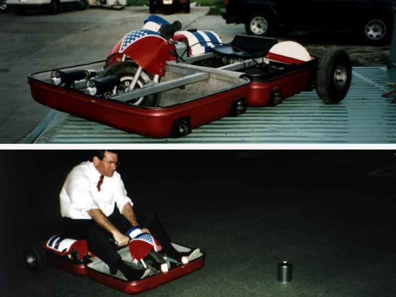 Illustration for article titled The Ten Craziest Single Seat Road Cars